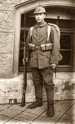 Nicklaus Hofmann as a soldier, WW I