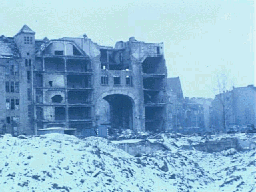 Berlin apartments in ruins