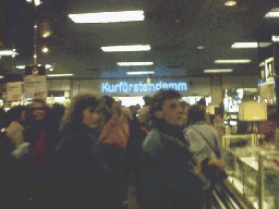 Easterners shopping in Berlin's best shopping area
