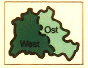 small map, Berlin west and east